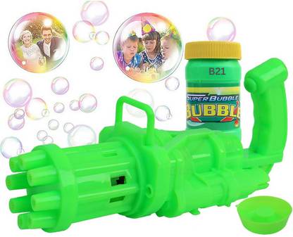Just97 Portable Bubble Maker Machine, Cool Bubble Toy for Girls & Boys D9 Toy Bubble Maker