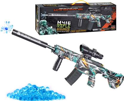 VikriDa Dual Mode (Automatic/Manual) Electric Gel Blaster Gun Including Gel Ball Guns & Darts
