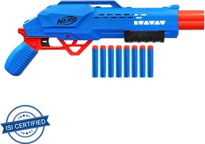 Nerf Alpha Strike Big Cat DB-2 Blaster, Fires 2 Darts in a Row, Incl. 8 Darts, for 8+ Guns & Darts