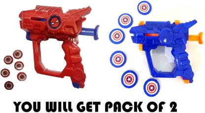 KS STORE Mini Classic Nerf Gun toy For Kids Pack of 2 Guns & Darts