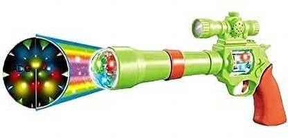 HENDRICKS Strike Gun Toy with 3D Projection Lights and Music G2 Guns & Darts