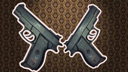 Shivsoft P-729 combo of 2 mouser gun with 6mm bullets Real toy mouser Pubg toy gun H-494 Guns & Darts