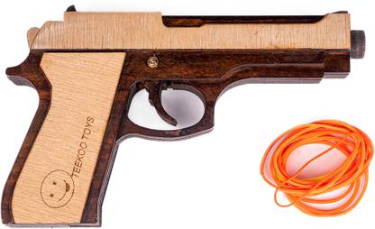 Techny Birds Accurate and Safe shooting rubber band powered Full Size M-9 Toy GUN Guns & Darts