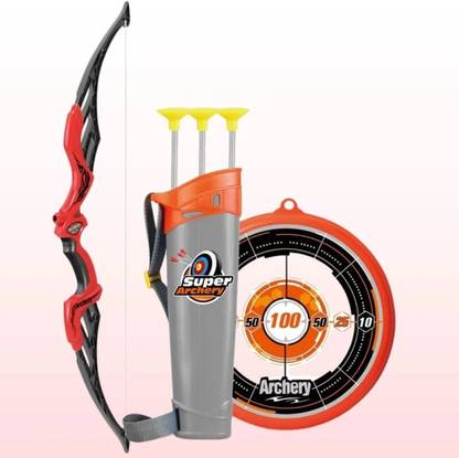 S TOYS HOUSE ARCHERY SET BLACK Bows & Arrows