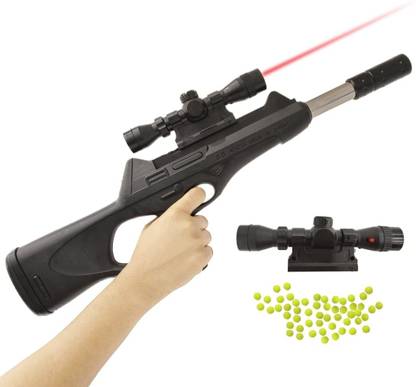 Wembley A 922 Cross Fire Air Soft Gun with Laser Light Bullet Balls Shoot Game Gun Toy Darts & Plastic Bullets