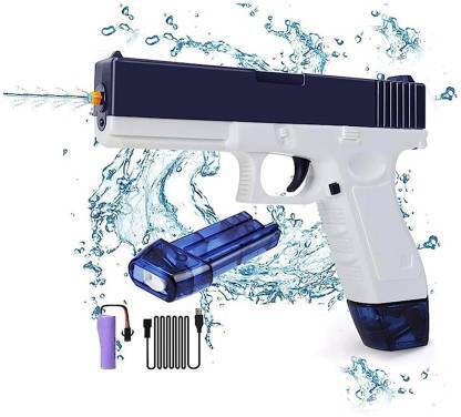 FANSEEKART Powerful Electric Rechargeable Squirt Water Guns with 2 Magazine Water Gun