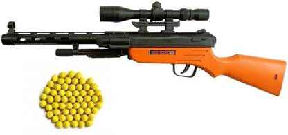 KHELOZZ M40 Big Size Sniper Gun Toy with Real Scope with Laser Riffle Commando Gun Guns & Darts