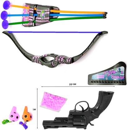 Dynamic Retail Global Gun Toys for Boys With Bullets, Archery Bow & Arrows, Blaster Guns Darts SX96 Bows & Arrows