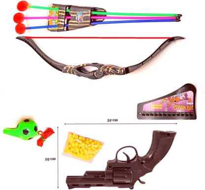 Dynamic Retail Global Gun Toys for Boys With Bullets, Archery Bow & Arrows, Blaster Guns & Darts yy969 Guns & Darts