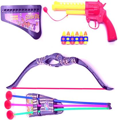 Dynamic Retail Global Gun Toys for Boys With Bullets, Archery Bow & Arrows, Blaster Guns Darts A.200 Guns & Darts