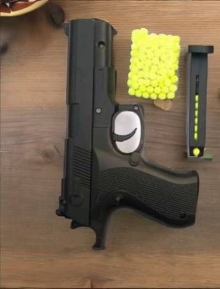 Cubextic Sleek Black Mouser Toy Gun - Enhance Imaginative Play Guns & Darts