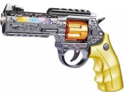 IndusBay Light Sound Image Projection Pistol Toy Gun moving Magazine Revolver Toy Guns & Darts