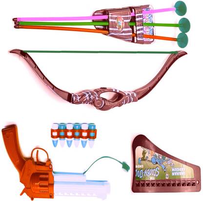 Dynamic Retail Global Gun Toys for Boys With Bullets, Archery Bow & Arrows, Blaster Guns Darts A.722 Guns & Darts