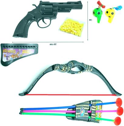 Dynamic Retail Global Gun Toys for Boys With Bullets, Archery Bow & Arrows, Blaster Guns Darts SX75 Guns & Darts
