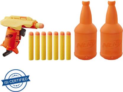Nerf Stinger SD-1 Targeting Set with Blaster, 2 Half-Targets and 8 Elite Darts Darts & Plastic Bullets