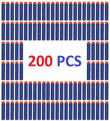shreenik Plastic Soft Foam Toy Bullet Dart Bullets for Nerf N-Strike Elite Guns (200pcs) Guns & Darts