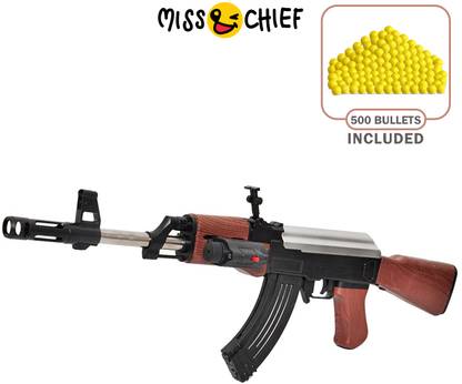 Miss & Chief by Flipkart AK 47 Toy Gun / Shooting Gun for Kids with Laser Light and 500 BB Bullets Guns & Darts