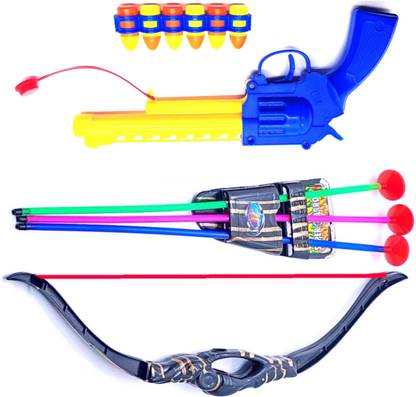 Dynamic Retail Global Gun Toys for Boys With Bullets, Archery Bow & Arrows, Blaster Guns Darts ZS137 Guns & Darts