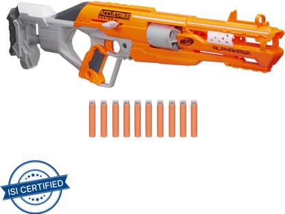 Nerf AlphaHawk Accustrike Elite Blaster Guns & Darts