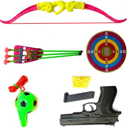 Dynamic Retail Global Gun Toys for Boys With Bullets, Archery Bow & Arrows, Blaster Guns & Darts sq61 Guns & Darts