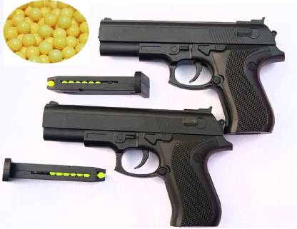 WHEELSQUARE High Accuracy Pubg Toy Gun (pack of 2) With 200 BB Bullet Guns & Darts