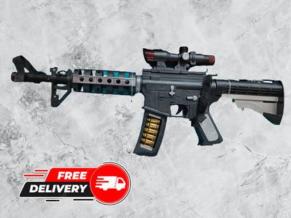 ChamundaToys Kids' Adventure Toy Gun ( M4A1 ) - Realistic Sound and Lights Guns & Darts