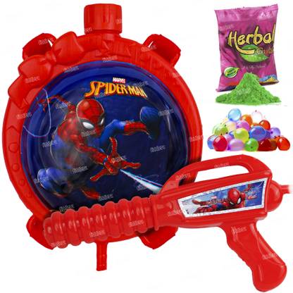FIDDLERZ Holi Pichkari Water Gun for Kids Powerful High Pressure Backpack Tank Holi Fun Water Gun