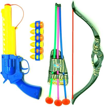 Dynamic Retail Global Gun Toys for Boys With Bullets, Blaster Pistol Shooting Darts Set Kids FK704 Guns & Darts