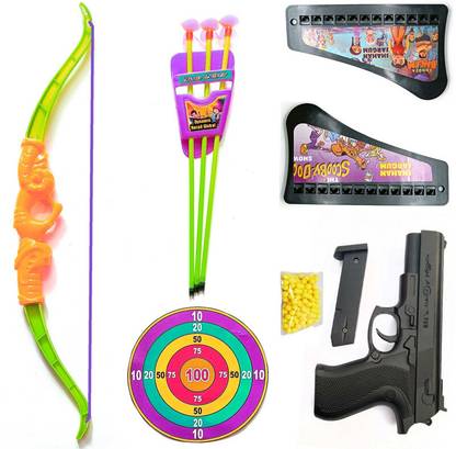 Dynamic Retail Global Gun Toys for Boys With Bullets, Blaster Pistol Shooting Darts Set Kids ASM912 Guns & Darts