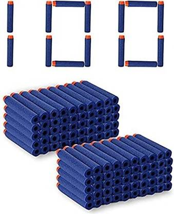 bhauvik Bullet Foam Dart Bullets for Nerf N-Strike Elite Guns_100 pis Darts & Plastic Bullets