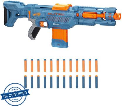 Nerf Elite 2.0 Echo CS-10Blaster, 10- Clip, Removable Stock & Barrel ...