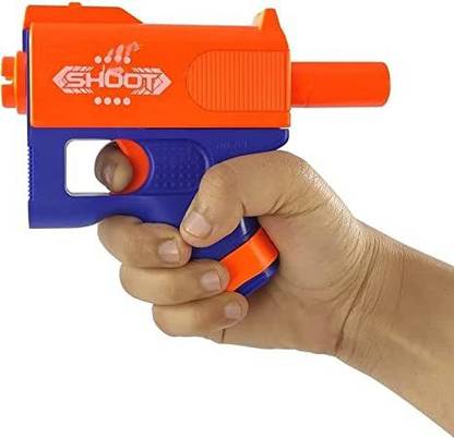 mayank & company Mini Blaster Gun with Foam Bullets, Target Shooting Role Play Game for Kids Guns & Darts