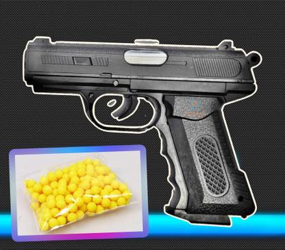 Shivsoft Real battle Pubg toy weapon plastic gun with 6 mm bullets M11-98038 Guns & Darts