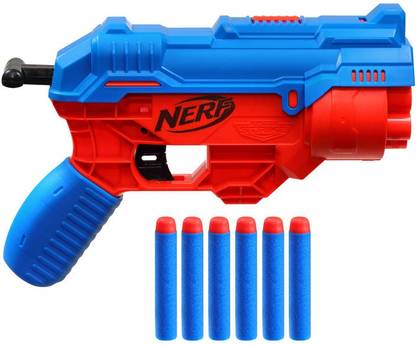 Nerf Alpha Strike Boa RC-6 Dart Blaster with 6-Dart Rotating Drum, Incl. 6 Darts Guns & Darts