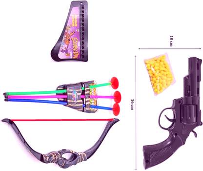 Dynamic Retail Global Gun Toys for Boys With Bullets, Archery Bow & Arrows, Blaster Guns & Darts yy779 Guns & Darts