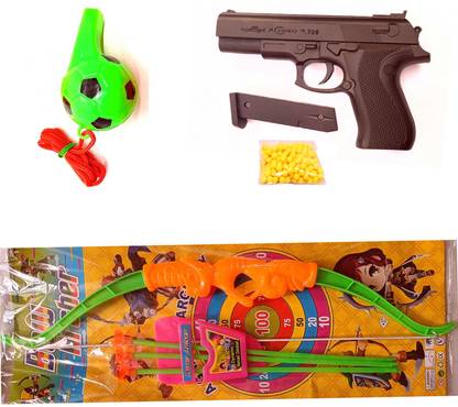 Dynamic Retail Global Gun Toys for Boys With Bullets, Blaster Pistol Shooting Darts Set Kids ASM691 Guns & Darts