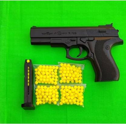 CUBEx Stylish Black Mouser Toy Gun - Impressive Look and Feel Guns & Darts