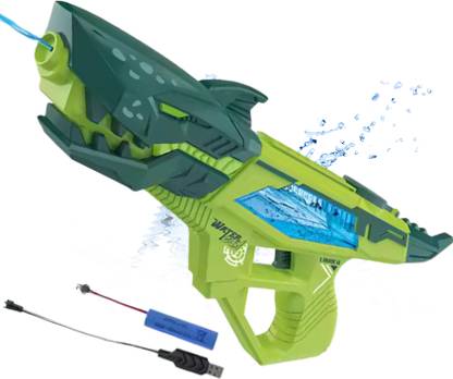 GINROO Electric Shark Design,Automatic High-Powered Water Gun Blaster for kids & Adults Water Gun