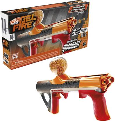 Nerf Pro Gelfire Quadrant Blaster, 5,000 Gelfire Rounds Guns & Darts