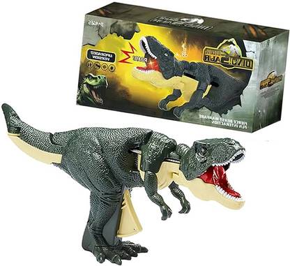 Dream bigger collection The wagging tail of a dinosaur sways left and right as the button Light . F2 Diwali Gun