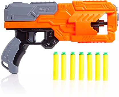 333MART High Performance Six Fire Gun 6 Dart Rotating Drum Includes 10 Soft Bullet Darts Guns & Darts