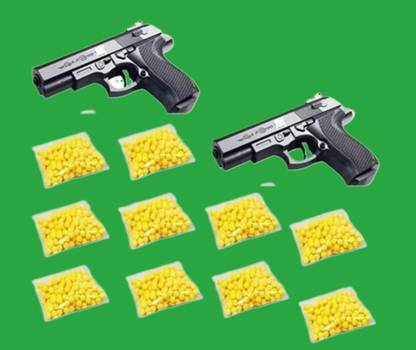 SHIVRAJ Battle toy mouser gun (pack of 2) with extra bullets (10 pkts) Guns & Darts