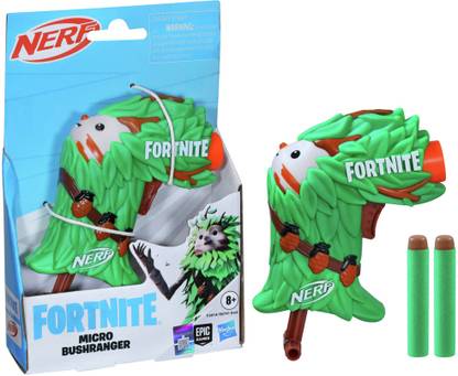 Hasbro Nerf Fortnite Micro Bushranger Mini Dart-Firing Blaster Guns & Darts