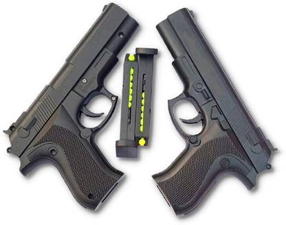 WHEELSQUARE oy Mouser Gun Hand Gun Pub g Gun Toy Pack of 2 Pistol Gun Toy Guns & Darts