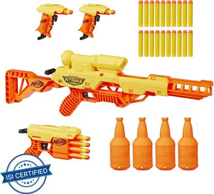 Nerf Alpha Strike Battalion Set, Multi-Pack,Easy Load-Prime, best gift,Incl. 25 Darts Guns & Darts