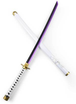 ComicSense One Piece Anime LED Wooden Cosplay Pirate Hunter LED Katana Wado Ichimonji 104cm Maces & Swords