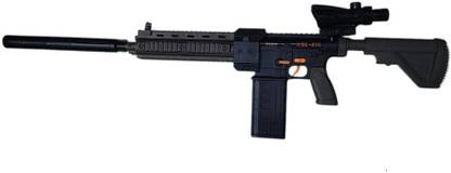 BARODA TOYS NX Realistic Nerf Gun Blaster with Scope, 10 Foam Darts,Semi-Auto,Electric,Sniper. Darts & Plastic Bullets