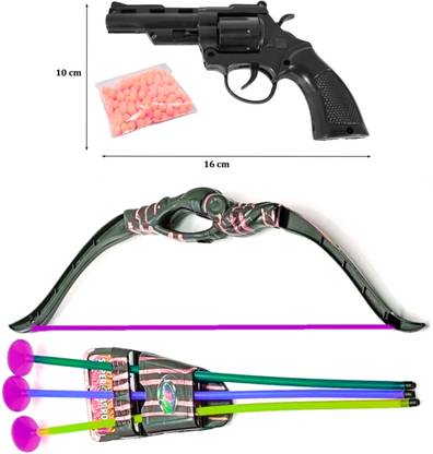 Dynamic Retail Global Gun Toys for Boys With Bullets, Archery Bow & Arrows, Blaster Guns & Darts PI76 Guns & Darts