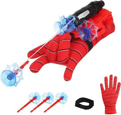 Magicwand Pack of 6 Superhero Spider Web Shooting Glove Launcher Wrist Toy