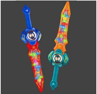 HALO NATION Electric glow gear sword toy with flash light & sound effect plastic sword toy Maces & Swords